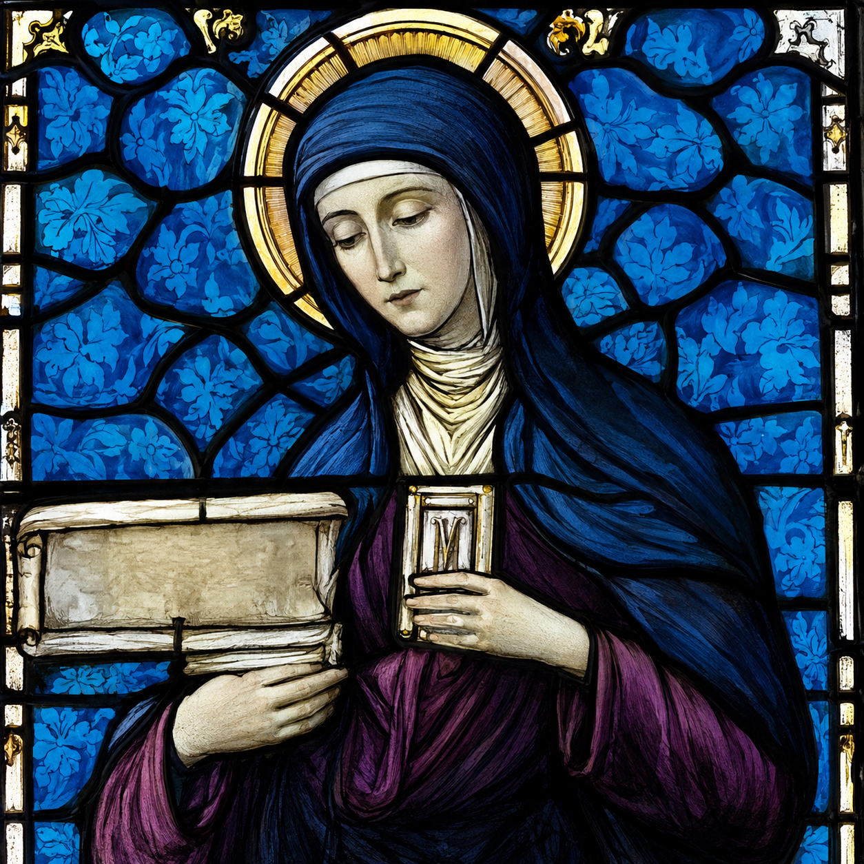 Représentation de la bienheureuse Ève de Saint-Martin