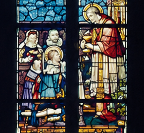 Première communion de saint Louis de Gonzague