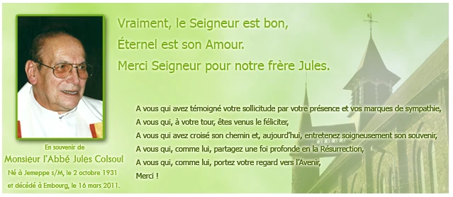 Souvenir Jules Colsoul